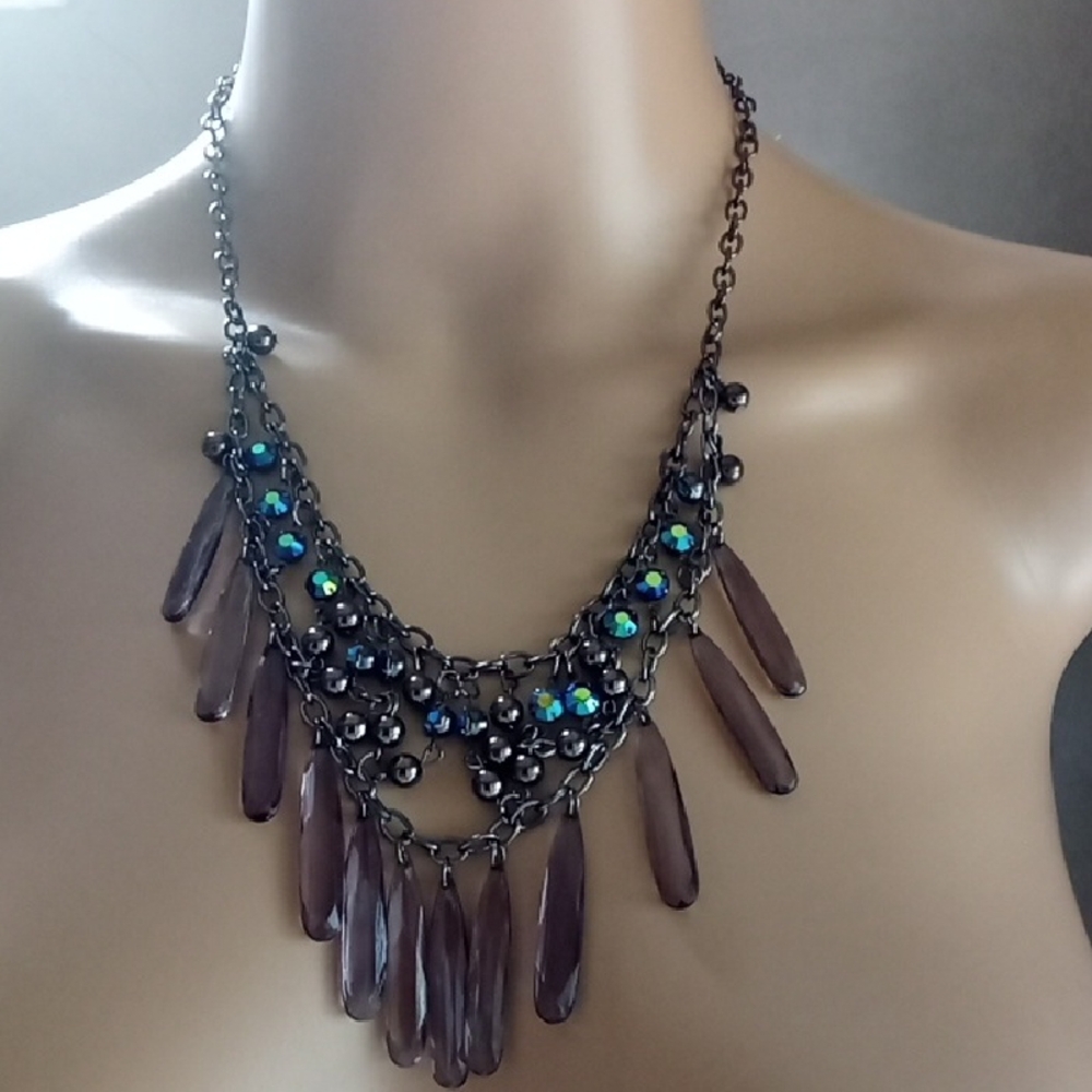 Chic Multicolor Crystal Necklace